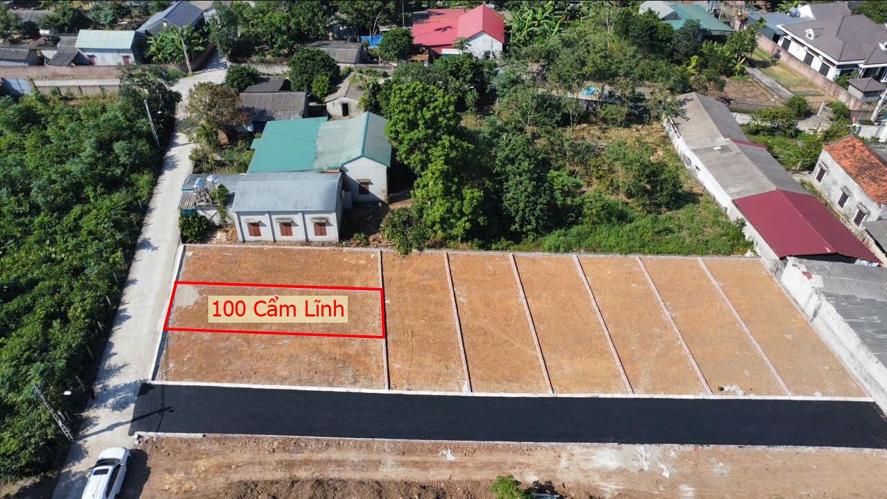 Hình ảnh Bán Đất Phân Lô Cẩm Lĩnh Đường Thông Ô Tô Sát Mặt Đường Kinh Doanh Liên Xã Giá Chỉ Vài Trăm Triệu