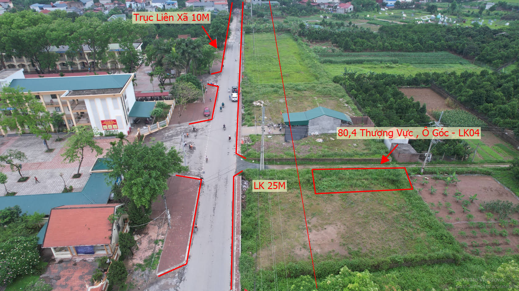 Hình ảnh Bán Đất Đấu Giá Thượng Vực Trục Lưu Không 25M Mặt Đường Liên Xã Thông Vành Đai IV 