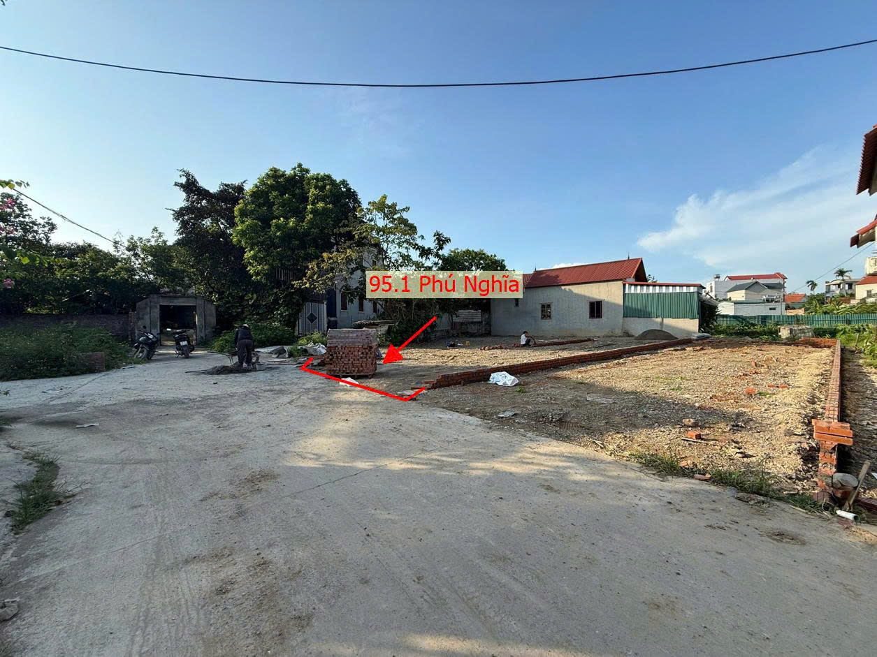 Hình ảnh Bán Thửa Đất 95.1m Tại Phú Nghĩa Chương Mỹ Ô Tô Đỗ Tận Đất Gần KCN Phú Nghĩa , QL6A Đang Mở Rộng
