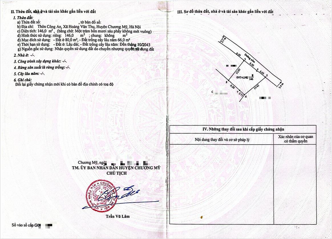 Hình ảnh Bán Thửa Đất 146m Tại Hoàng Văn Thụ Sát Trục Chính Kinh Doanh Liên Xã Giá Chỉ Hơn Tỷ