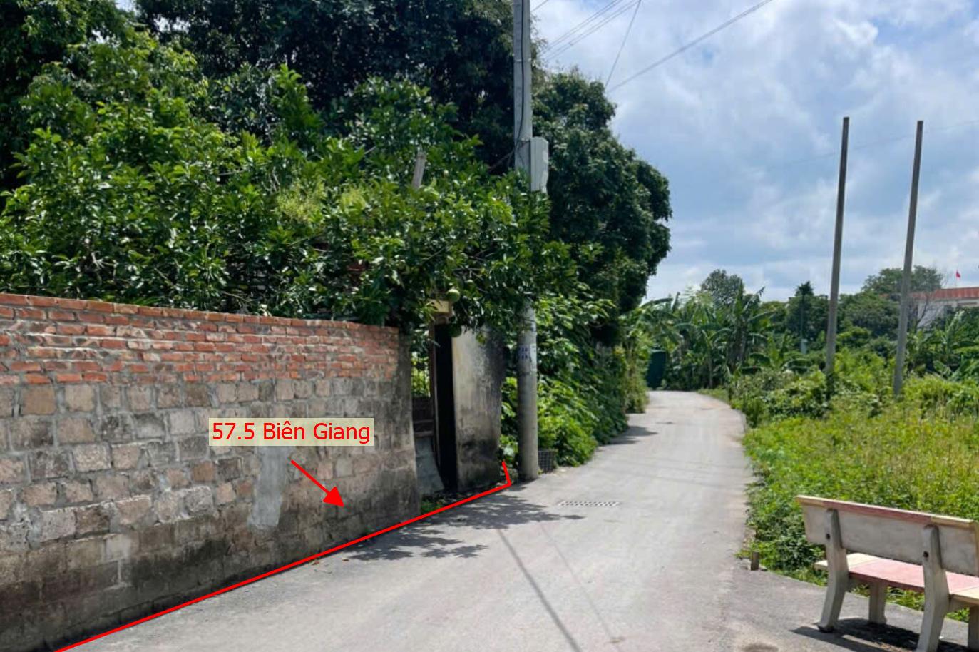 Hình ảnh Bán Thửa Đất Full Thổ Cư 57.5m Tại Biên Giang Ô Tô Đỗ Tận Đất Sát Trục Kinh Doanh Gần QL6A