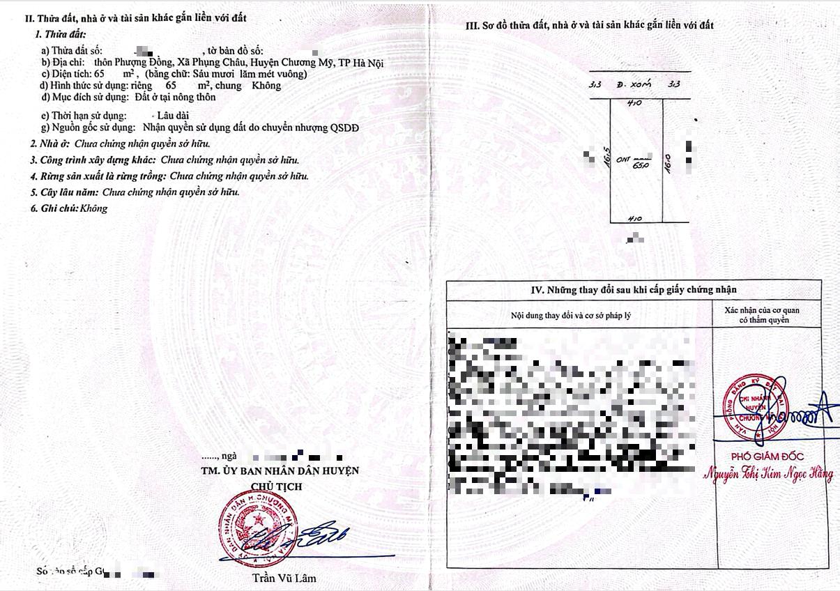 Hình ảnh Bán Thửa Đất 65m Tại Phụng Châu Ô Tô Đỗ Tận Đất Sát Trục Kinh Doanh Liên Xã