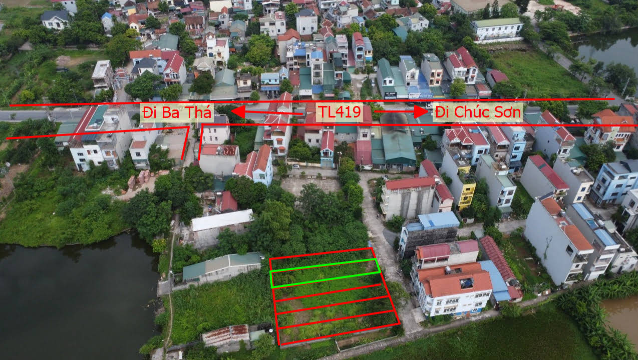 Hình ảnh Bán Đất Phân Lô Đại Yên Ngay Sát Đường TL419 Gần Trung Tâm Hành Chính Xã Đại Yên 