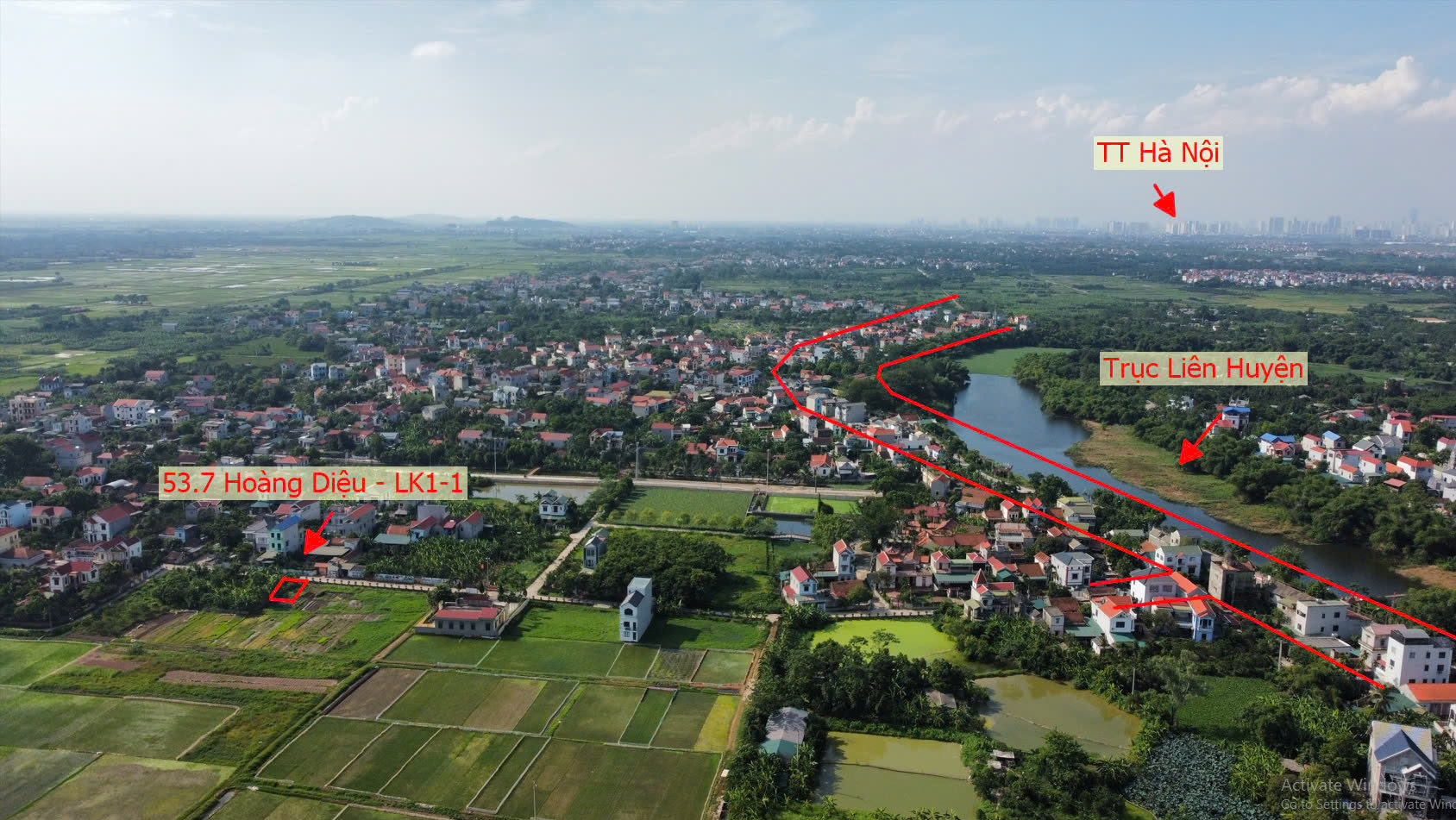 Hình ảnh Bán Đất Đấu Giá Xã Hoàng Diệu Gần Trục Đường Liên Huyên Huyện Đê Đáy & Đường Liên Xã Máng 7