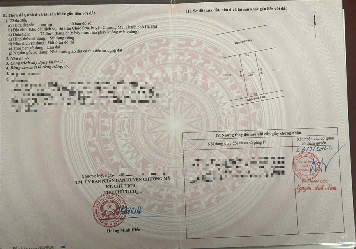 Hình ảnh Đất Dịch Vụ Thị Trấn Chúc Sơn Sát Mặt Đường Kinh Doanh QL6A Giáp Quận Hà Đông    