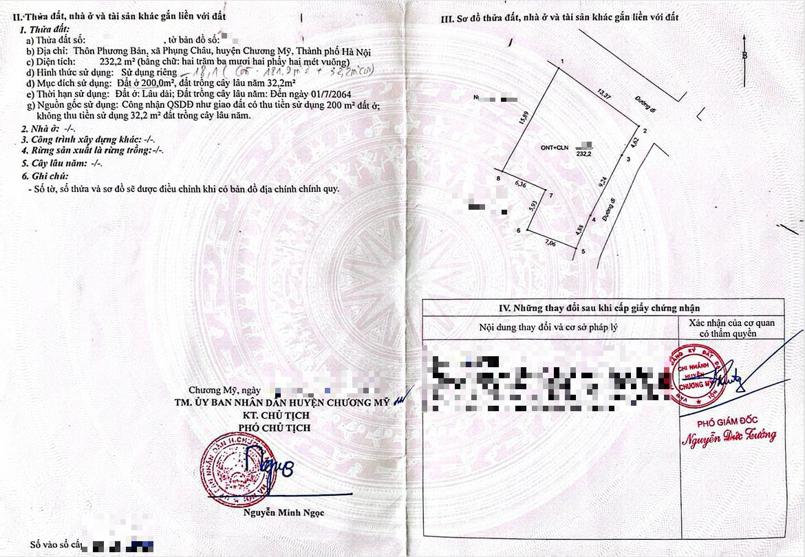 Hình ảnh Bán Lô Góc 2 Mặt Thoáng 232.2m Tại Phụng Châu Ô Tô Vào Tận Đất Gần Trục Chính Kinh Doanh Liên Xã