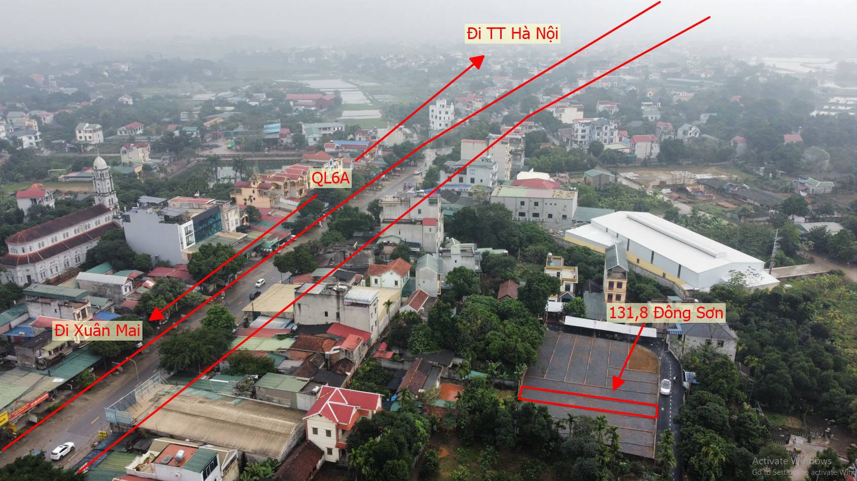 Hình ảnh Bán Đất Đông Sơn Ô Tô Vào Tận Đất Gần QL6A | Đất Phân Lô Cực Đẹp (LK-10)