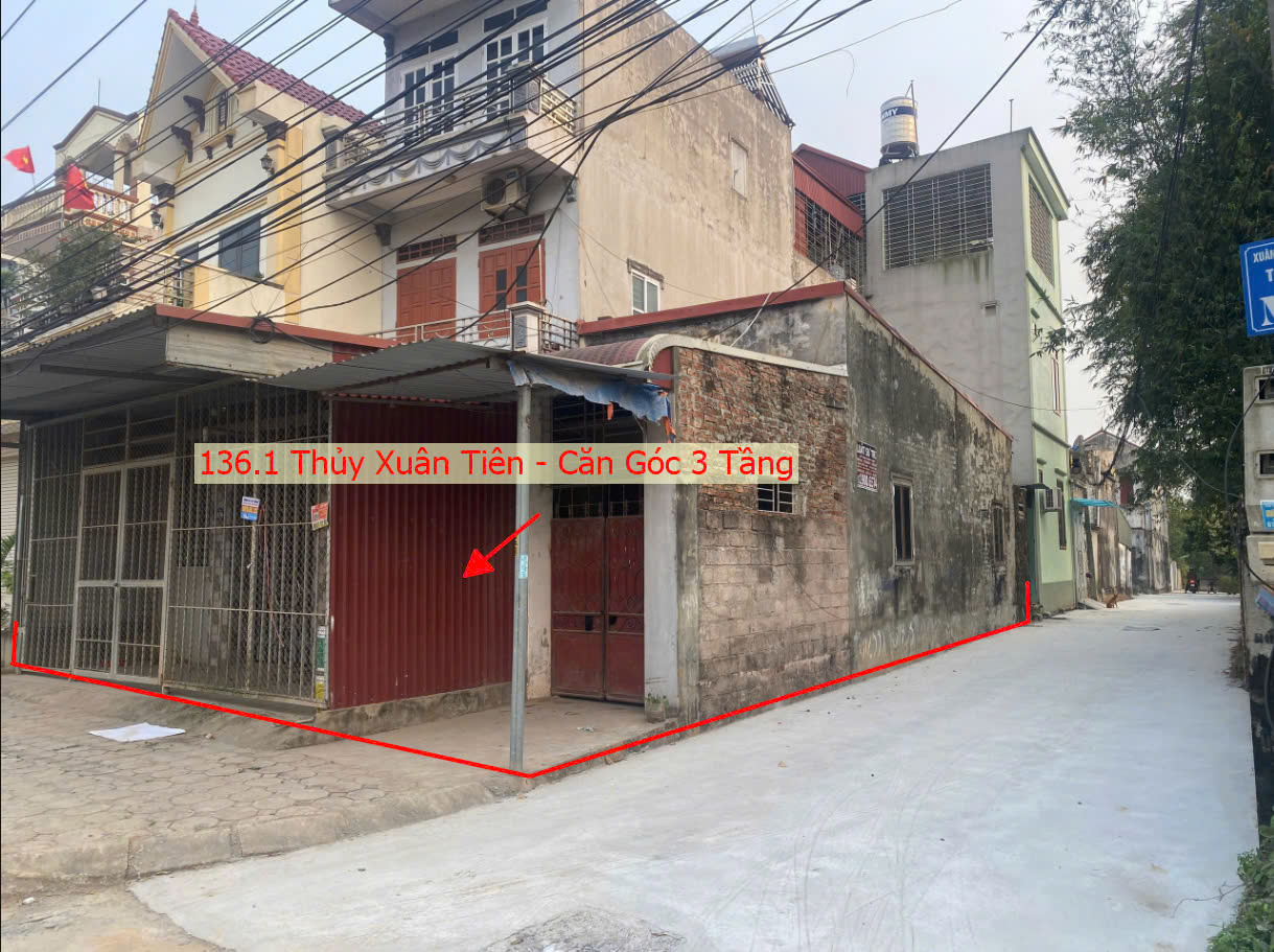 Hình ảnh Bán Căn Góc 3 Tầng 136.1m Tại Thủy Xuân Tiên Mặt Trục Kinh Doanh Đối Diện Trường Mần Non J106