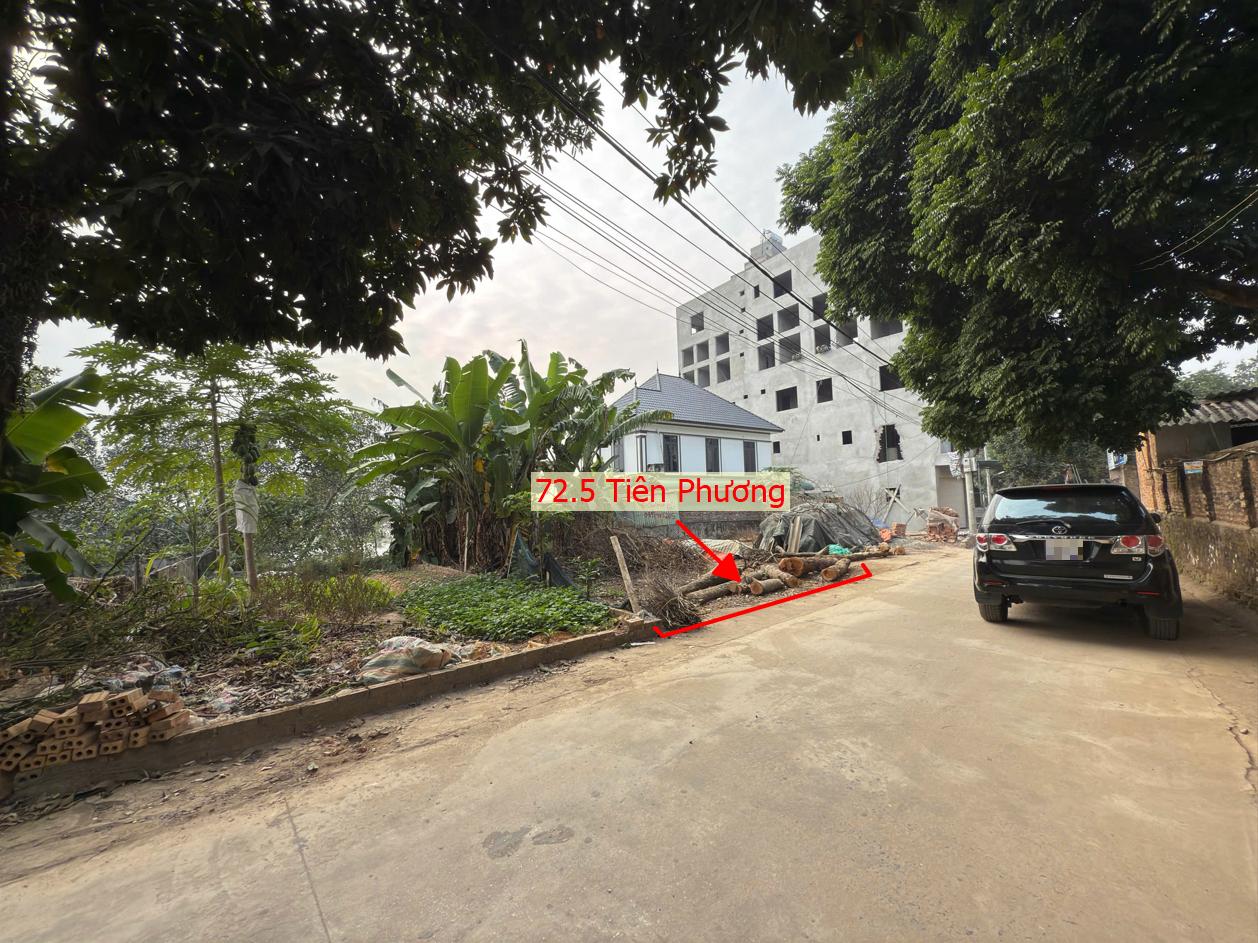 Hình ảnh Bán Đất Full Thổ Cư 72.5m Tại Tiên Phương Đường Thông Ô Tô Sát QL6A Đang Triển Khai Mở Rộng 
