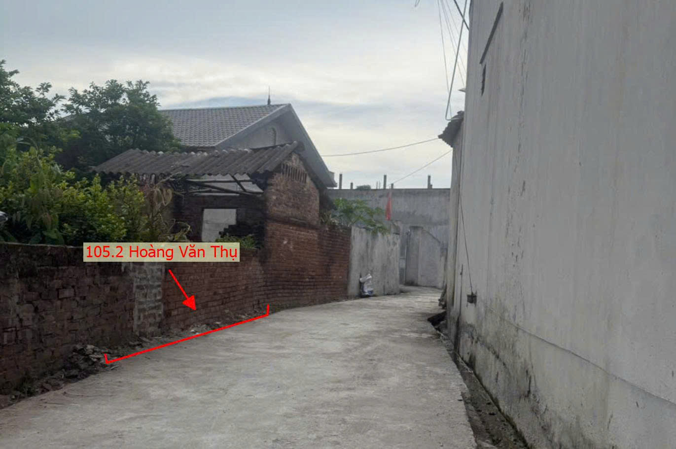 Hình ảnh Bán Thửa Đất Phân Lô 105.2m Tại Hoàng Văn Thụ Full Thổ Cư Ô Tô Đỗ Tận Đất Sát Trục Liên Xã 