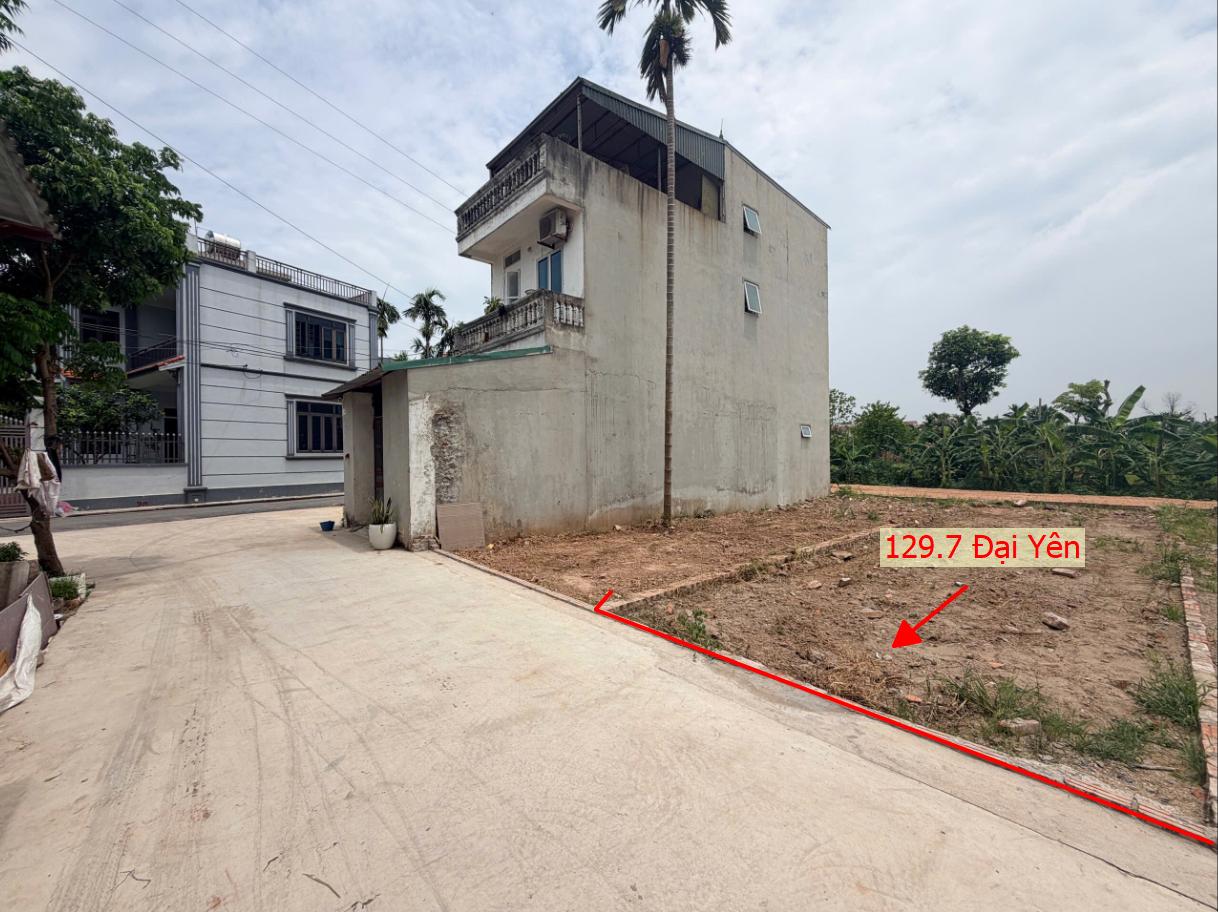 Hình ảnh Bất Động Sản Chương Mỹ Bán Đất Khu Vực Đại Yên Ô Tô Đỗ Tận Đất Ngay Sát Mặt Đường Kinh Doanh TL419