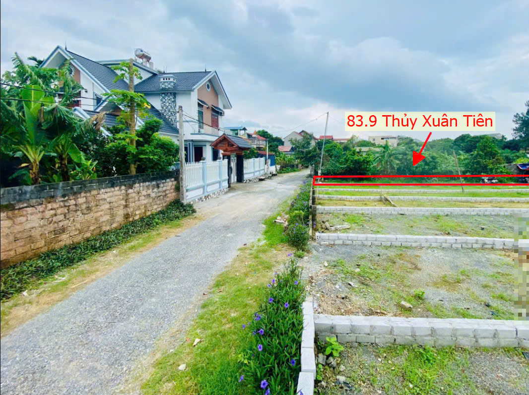 Hình ảnh Đất Phân Lô 83.9m Tại Thủy Xuân Tiên Đường Ô Tô Tránh Sát Sát Mặt Đường QL21A Giá Chỉ Hơn Tỷ 