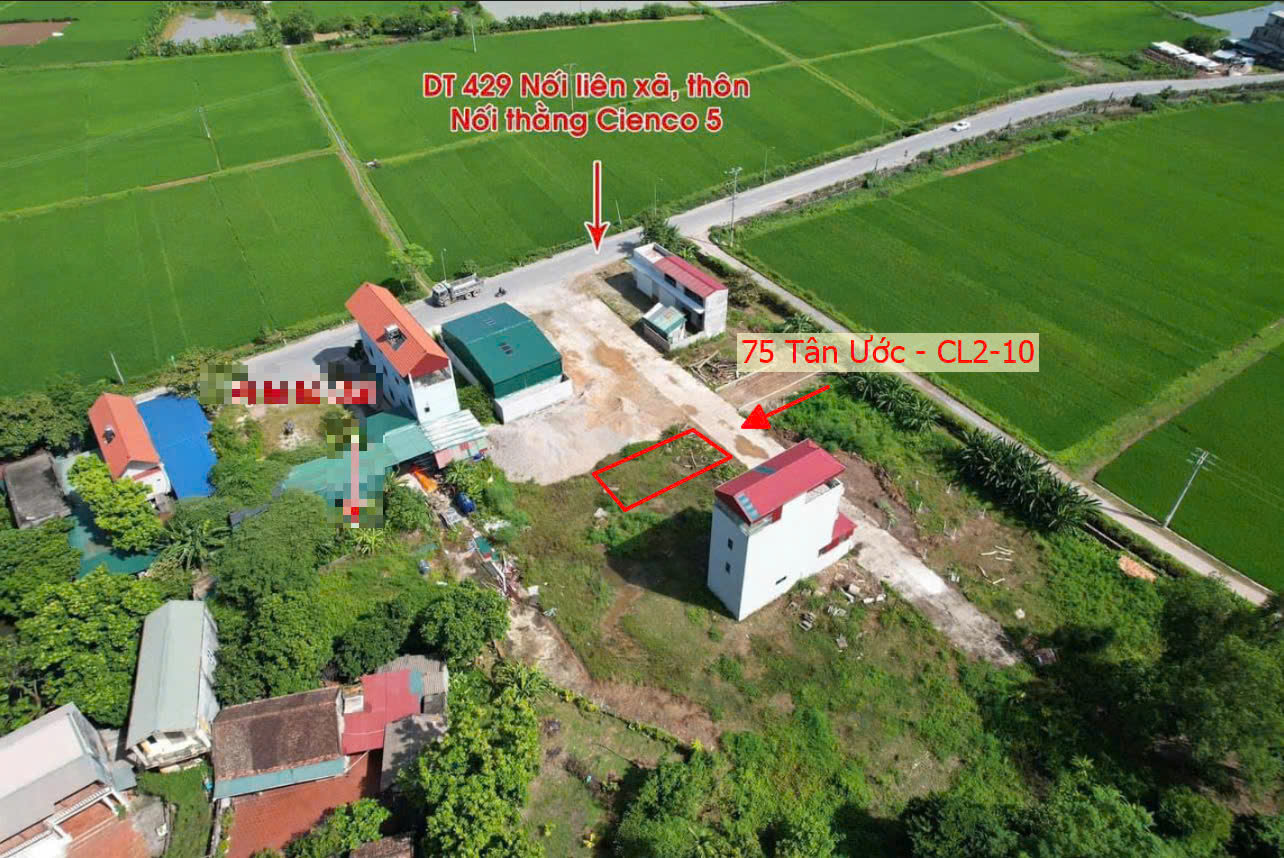 Hình ảnh Bán Đất Đấu Giá Tân Ước Sát Mặt Đường Kinh Doanh Liên Xã Ngay Trung Tâm Xã Tân Ước (CL2-10)