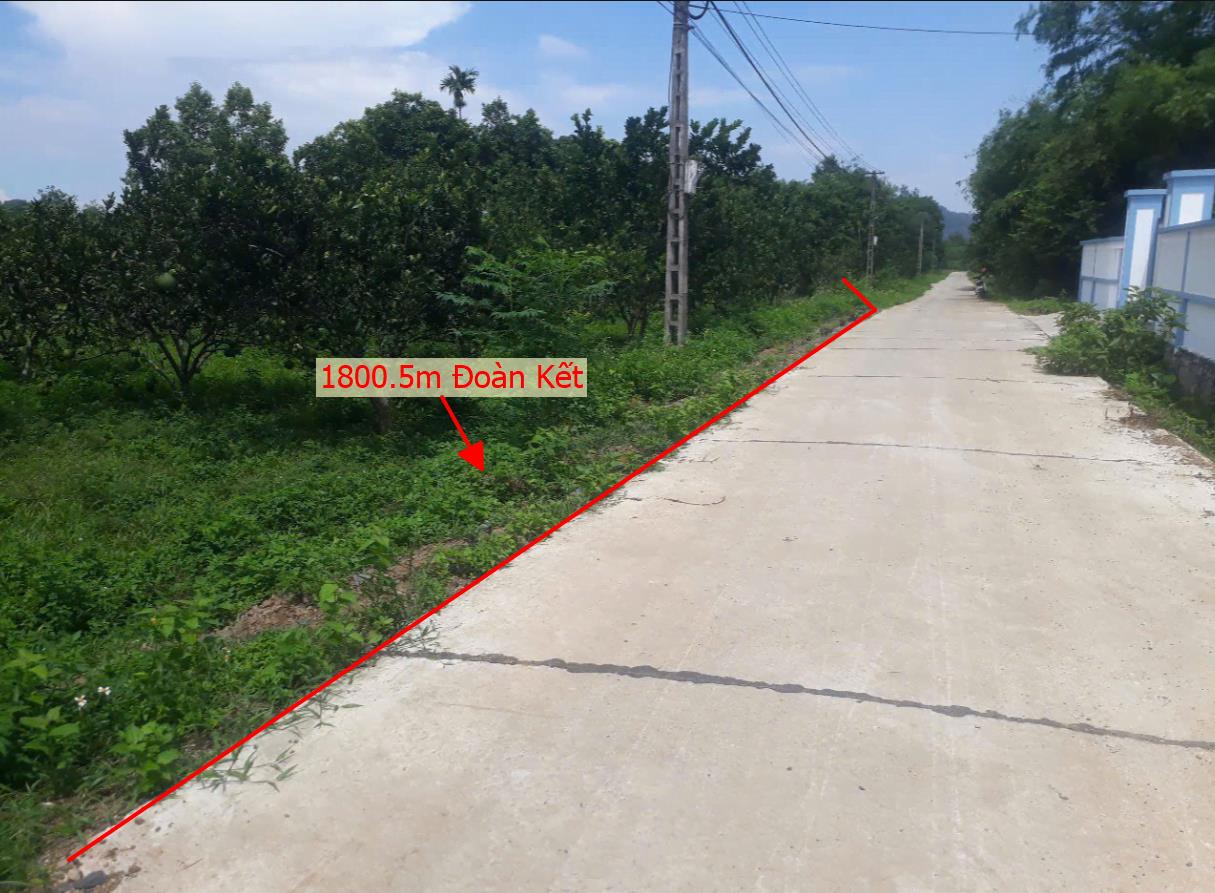 Hình ảnh Bán Lô Đất 1800.5m Tại Đoàn Kết Yên Thủy Bám Đường Bê Tông Ô Vào Tận Đất Dân Cư Đông Đúc Giá Đầu Tư