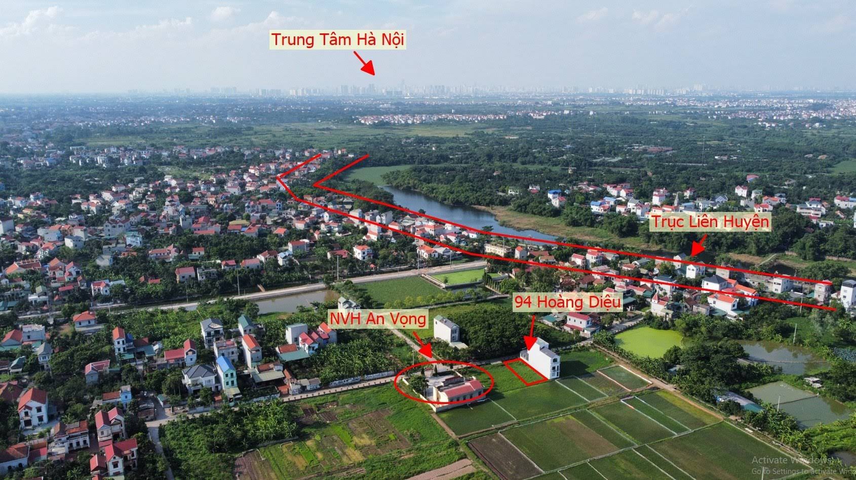 Hình ảnh Đất Đấu Giá An Vọng Hoàng Diệu Ngay Trục Đường Đê Đáy Và Nhà Văn Hóa Hoàng Diệu 