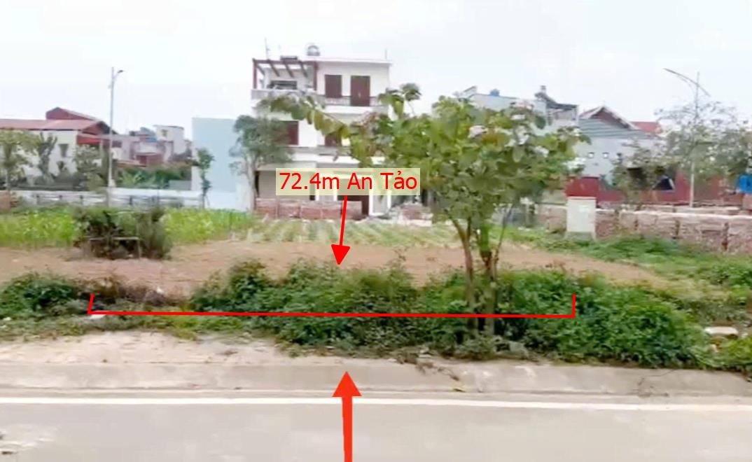 Hình ảnh Bán Lô Đất 72.4m Tại An Tảo Hưng yên Bám Đường Bê Tông Ô Tô Vào Tận Đất Đất Vuông Vắn Gần Chợ Ủy Ban