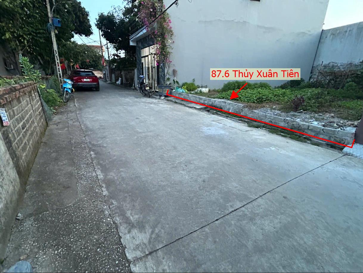 Hình ảnh Bán Thửa Đất 87.6M2 Làn 2 QL21A Tại Thủy Xuân Tiên Chương Mỹ Ô Tô Đỗ Tận Đất Giá Chỉ Hơn 2 Tỷ 
