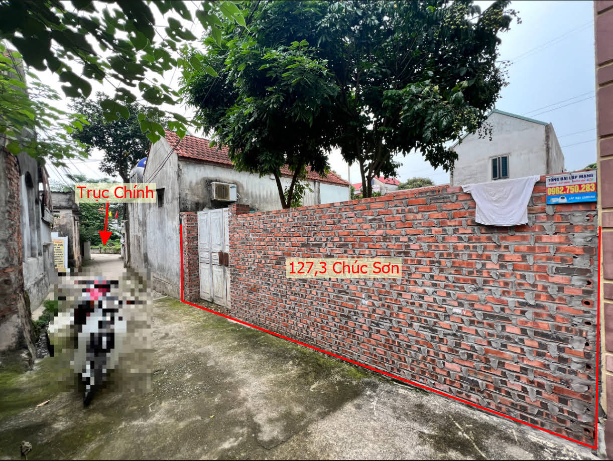 Hình ảnh Bán Đất Full Thổ Cư Nằm Ngay Sau Ủy Ban Thị Trấn Chúc Sơn Sát Trục Chính Liên Xã