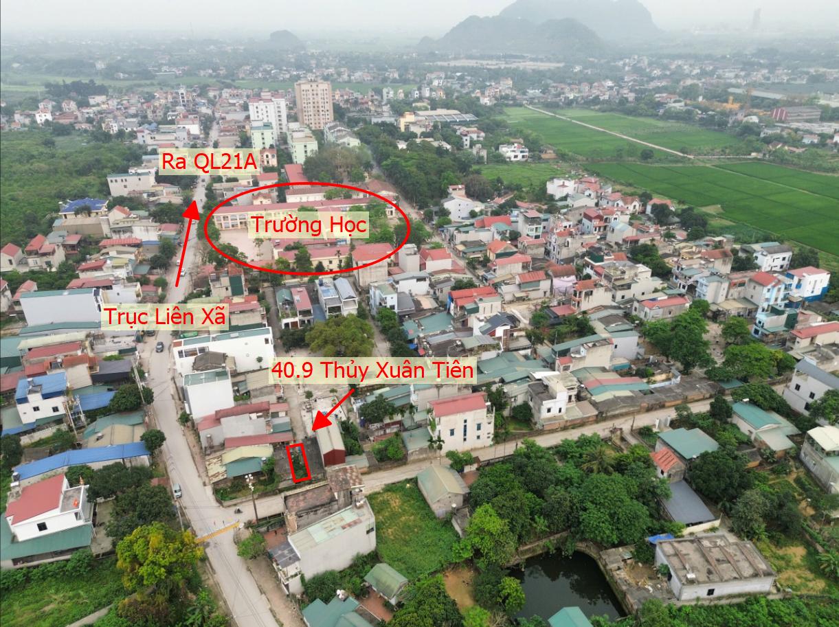 Hình ảnh Bất Động Sản Xuân Mai Bán Đất Khu Vực Thủy Xuân Tiên Mặt Trục Chính Kinh Doanh Thôn Ngay Sát Trường Học Các Cấp