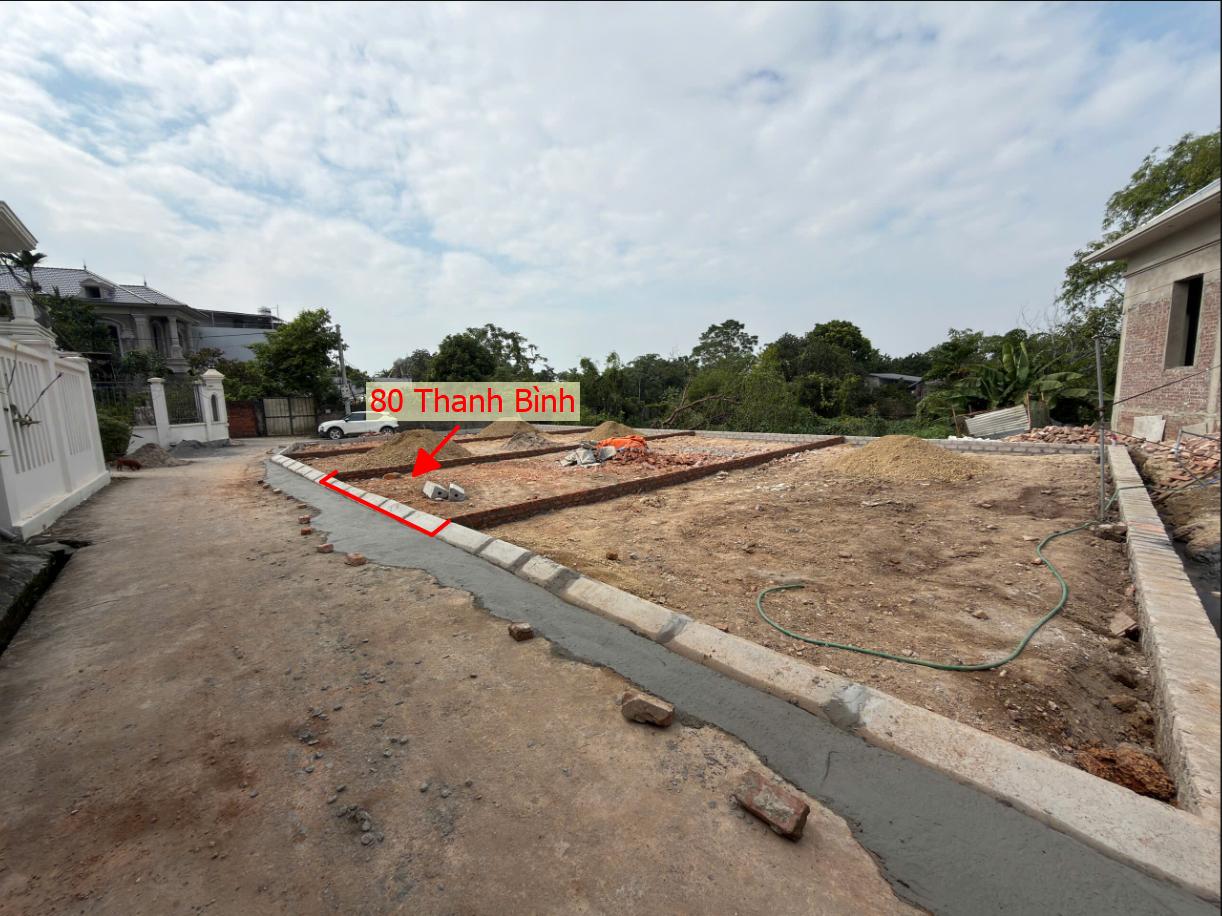 Hình ảnh Đất Phân Lô Thanh Bình 80m Đường Thông Ô Tô Sát Trục Kinh Doanh Cách QL6A Đang Mở Rộng Vài Trăm Mét