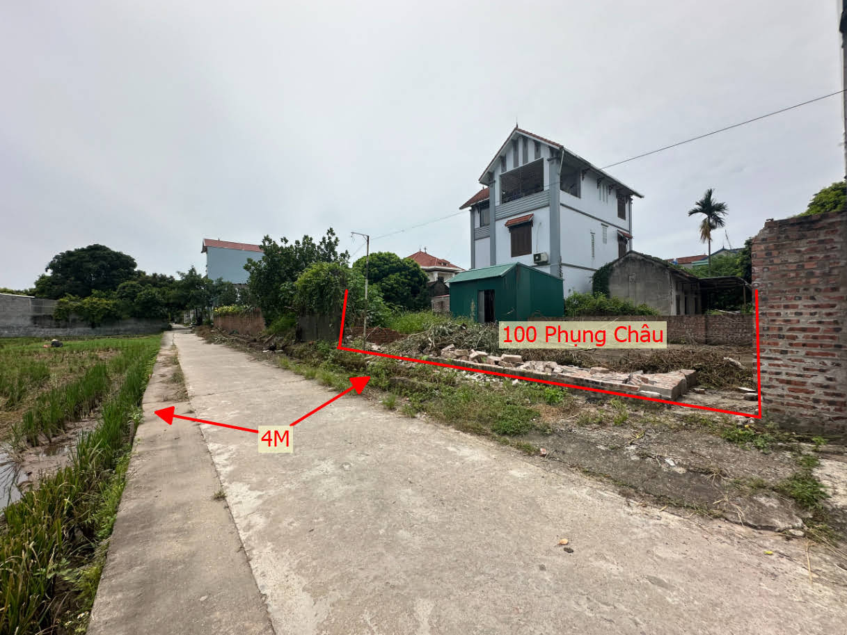 Hình ảnh Bán Đất Full Thổ Cư Ô Tô Vào Tận Đất Sát Trục Chính Liên Huyện Tại Phụng Châu 