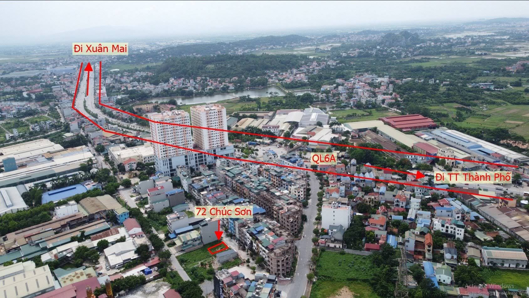 Hình ảnh Mảnh đất liền kề khu vực trung tâm thị trấn Chúc Sơn 72m2
