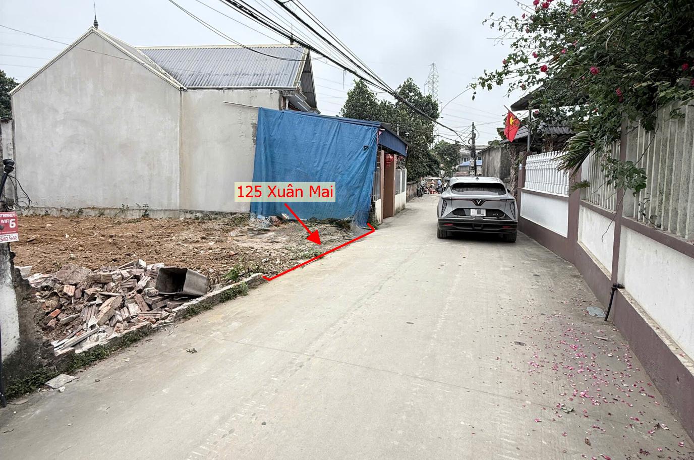 Hình ảnh Bất Động Sản Xuân Mai Bán Đất Khu Vực Xuân Mai Đường Thông Ô Tô Sát Đường TL412B Gần QL6A Đang Mở Rộng