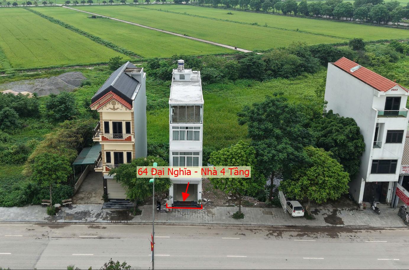 Hình ảnh Bán Nhà 4 Tầng 64m Tại Thị Trấn Đại Nghĩa Mặt Đường Kinh Doanh Giá Chỉ Vài Tỷ