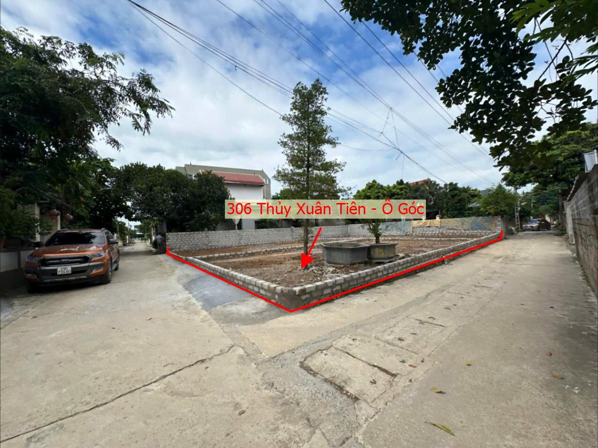 Hình ảnh Bán Lô Góc 2 Mặt Tiền 306m Tại Thủy Xuân Tiên Gần Trục Liên Xã , Khu Phân Lô Đồi K6 Giá Chỉ Vài Tỷ 