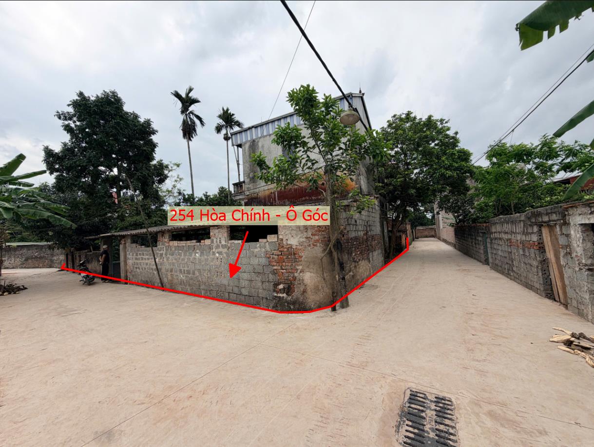 Hình ảnh Bán Lô Góc 2 Mặt Tiền Sẵn Nhà 2 Tầng 254m Tại Hòa Chính Ô Tô Đỗ Tận Đất Gần Trục Chính Kinh Doanh Liên Xã 