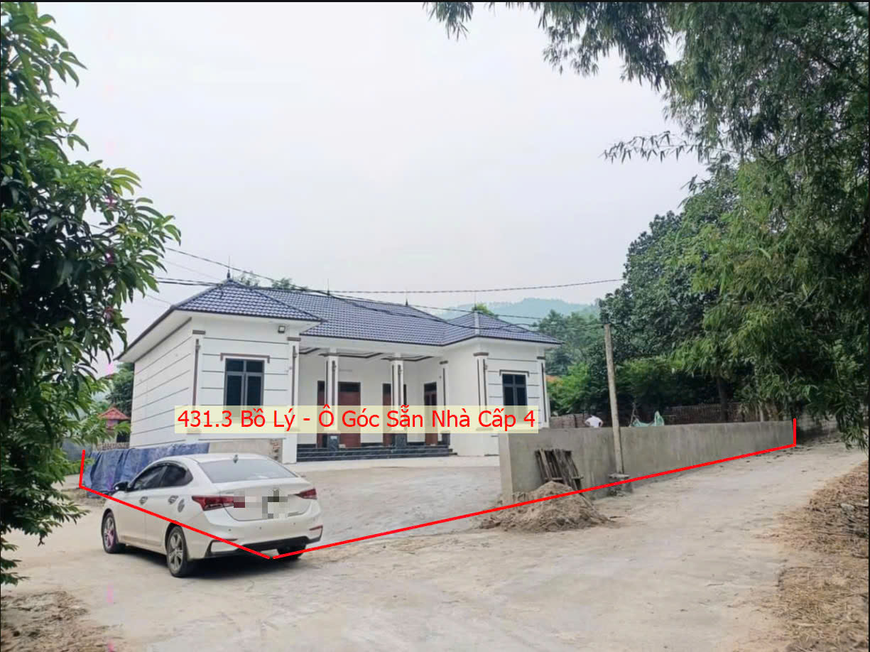 Hình ảnh Bán Lô Góc 2 Mặt Tiền Sẵn Nhà Cấp 4 Ô Tô Vào Tận Nhà Ngay Trung Tâm Xã Bồ Lý Giá Nhỉnh Tỷ 