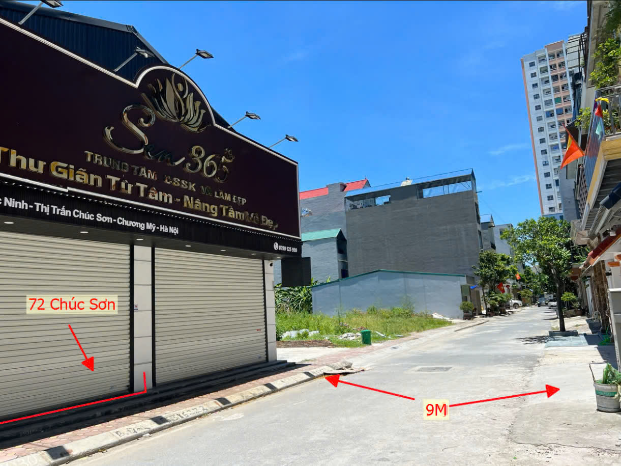 Hình ảnh Bán Đất Dịch Vụ Sẵn Nhà Tại Thị Trấn Chúc Sơn Đường Ô Tô Tránh Nhau Gần QL6A