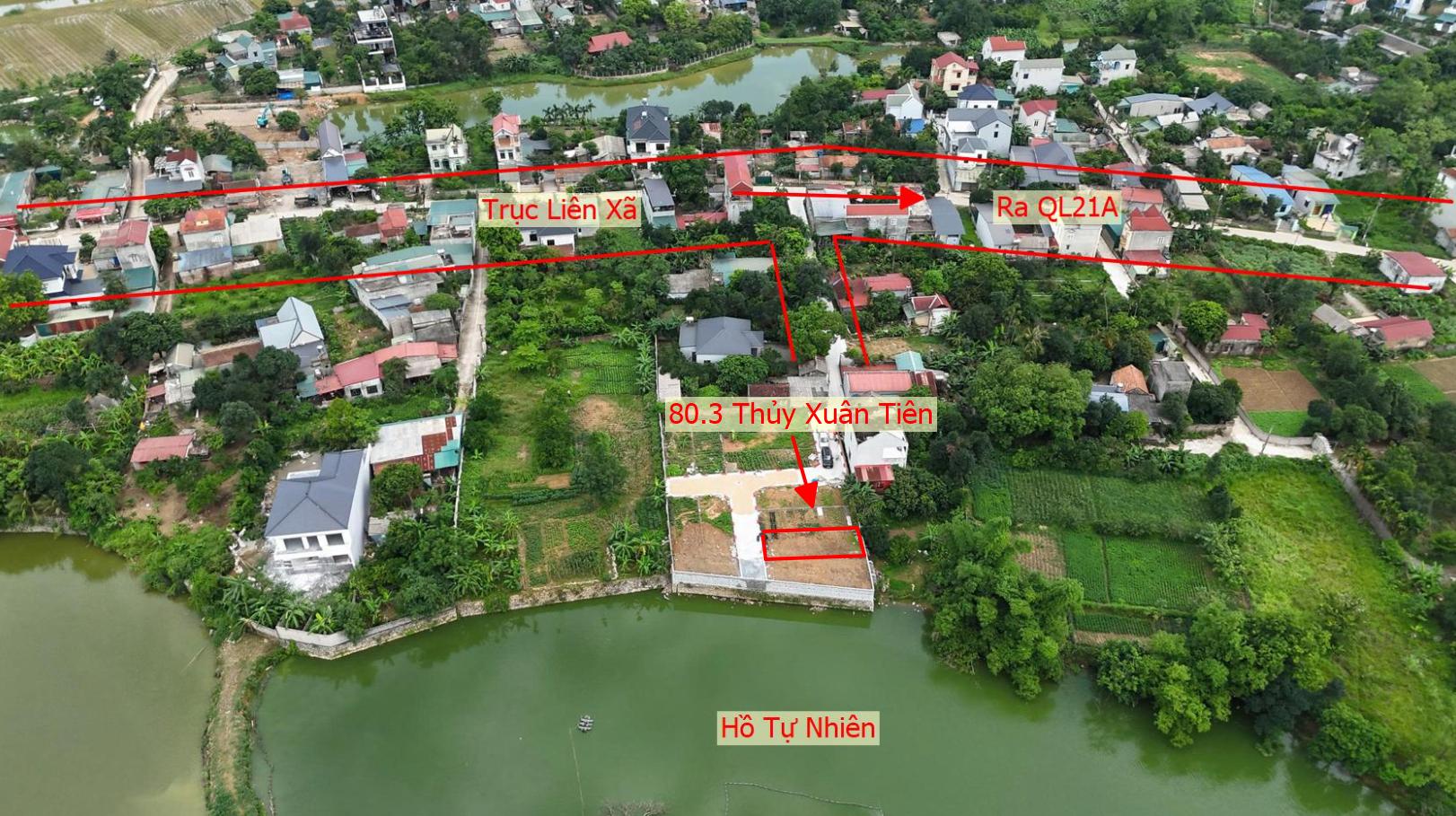 Hình ảnh Bất Động Sản Xuân Mai Bán Đất Phân Lô Khu Vực Thủy Xuân Tiên Ô Tô Đỗ Tận Đất Ngay Sát Trục Kinh Doanh Liên Xã