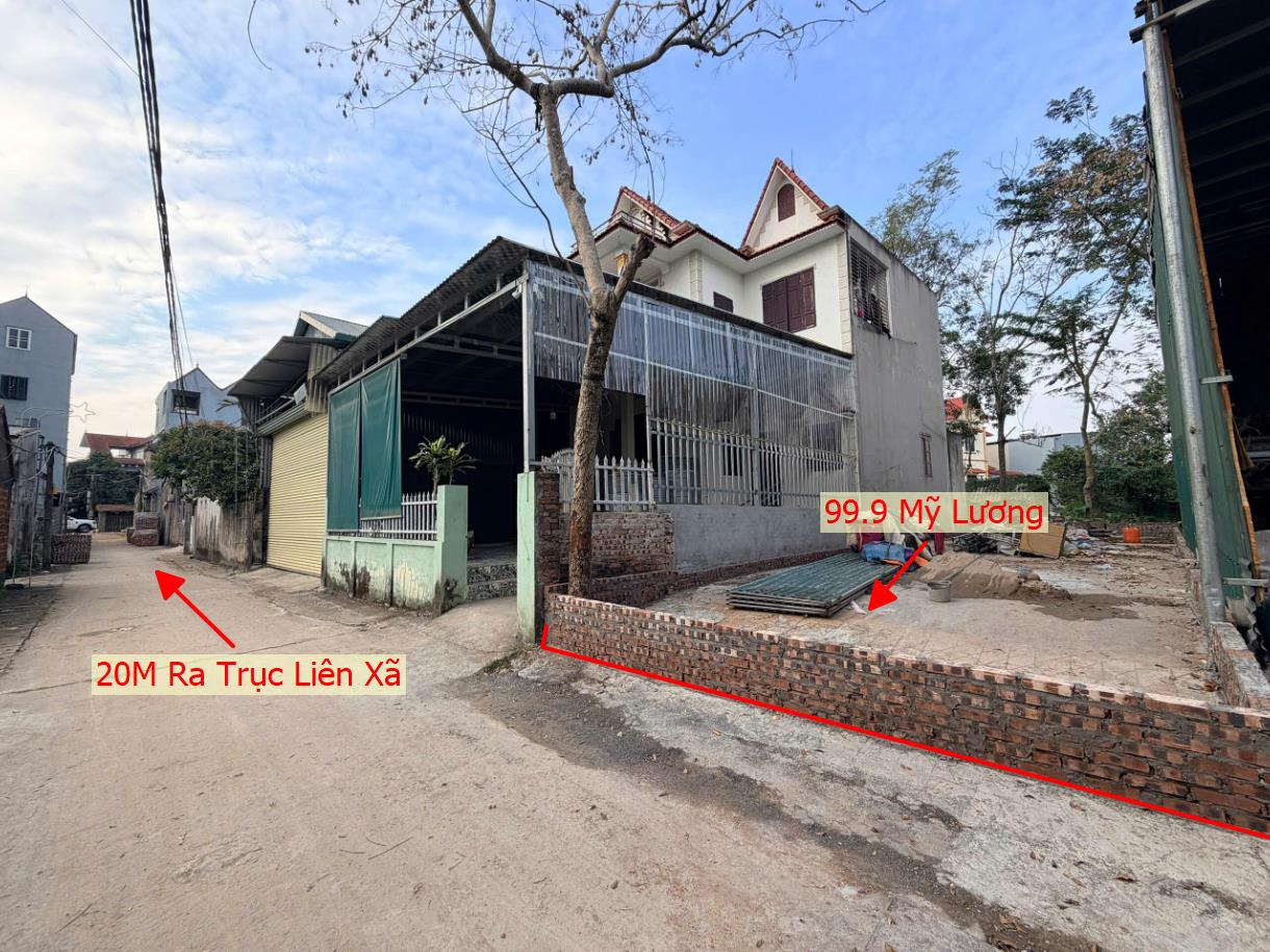 Hình ảnh Bán Thửa Đất 99.9m Tại Mỹ Lương Đường Thông Ô Tô Tránh Nhau Sát Trục Chính Liên Xã Giá Chỉ Hơn 2 Tỷ