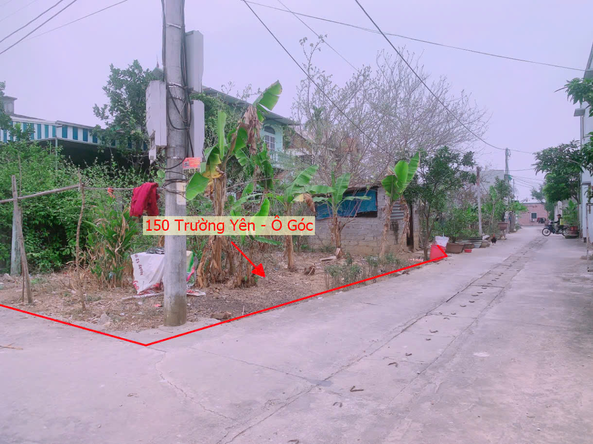 Hình ảnh Bán Lô Góc 2 Mặt Thoáng 150M2 Full Thổ Cư Tại Trường Yên Chương Mỹ Gần Trục Chính Kinh Doanh