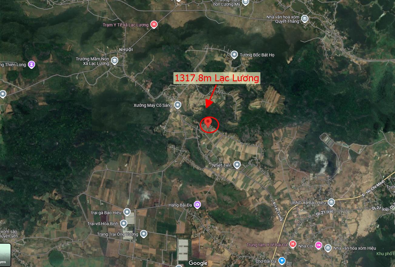 Hình ảnh Bán Lô Đất 1317.8m Tại Lạc Lương Yên Thủy Bám Đường Bê Tông Ô Tô Vào Tận Đất  Sẵn Nhà Kiên Cố View Thoáng Mát Giá Đầu Tư