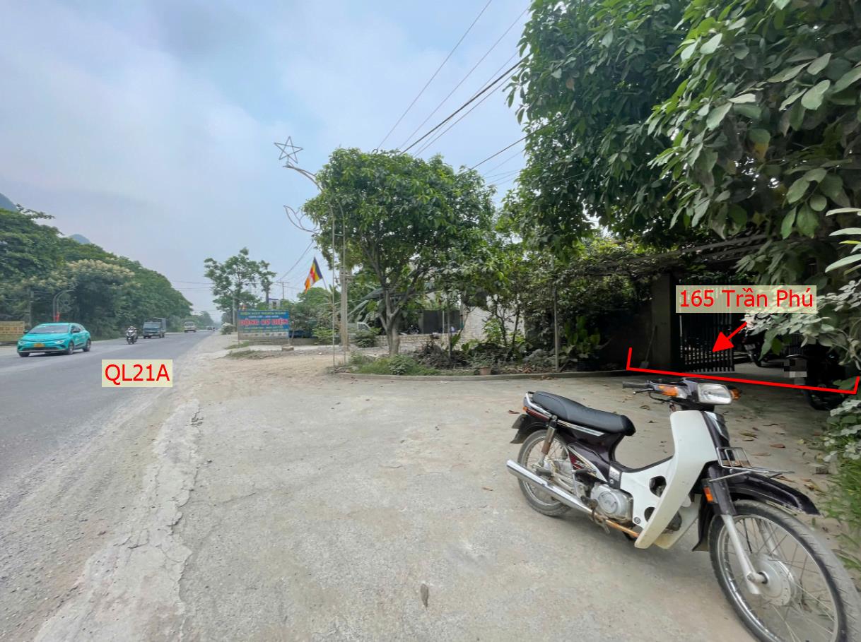 Hình ảnh Bán Đất Trần Phú Bám Mặt Đường Kinh Doanh QL21A Mặt Sau View Hồ Đồng Sương Giá Chỉ Hơn 2 Tỷ 