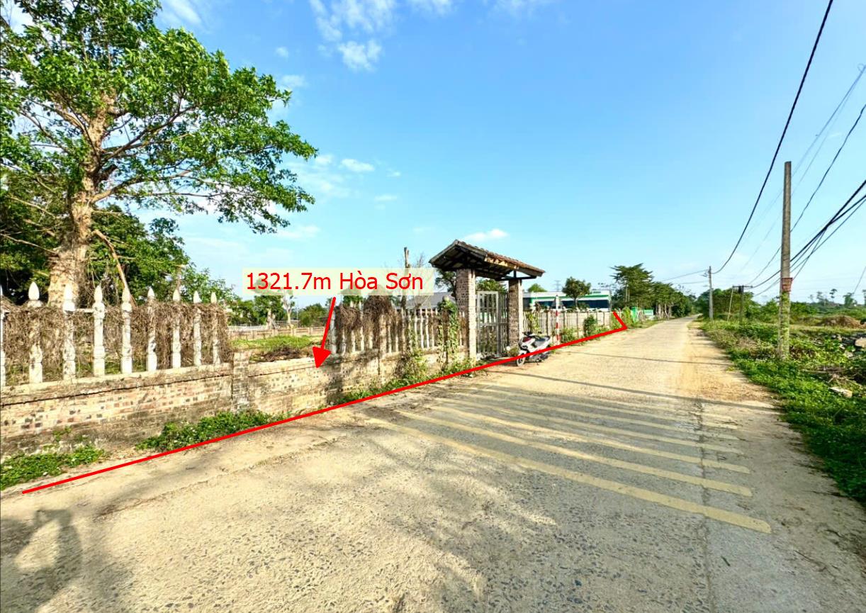 Hình ảnh Bán Lô Đất 1321.7m Tại Hòa Sơn Lương Sơn Bám Đường Bê Tông Ô Tô Vào Tận Đất Phù Hợp Phân Lô  Dân Cư Đông Đúc Thân Thiện View Thoáng Mát Giá Đầu Tư