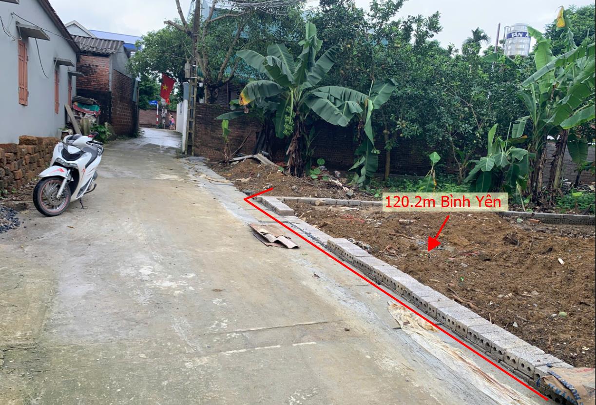 Hình ảnh Bán Lô Đất 120.2m Tại Bình Yên Thạch Thất Bám Đường Bê Tông Ô Tô Vào Tận Đất Dân Cư Đông Đúc Thân Thiện Giá Đầu Tư