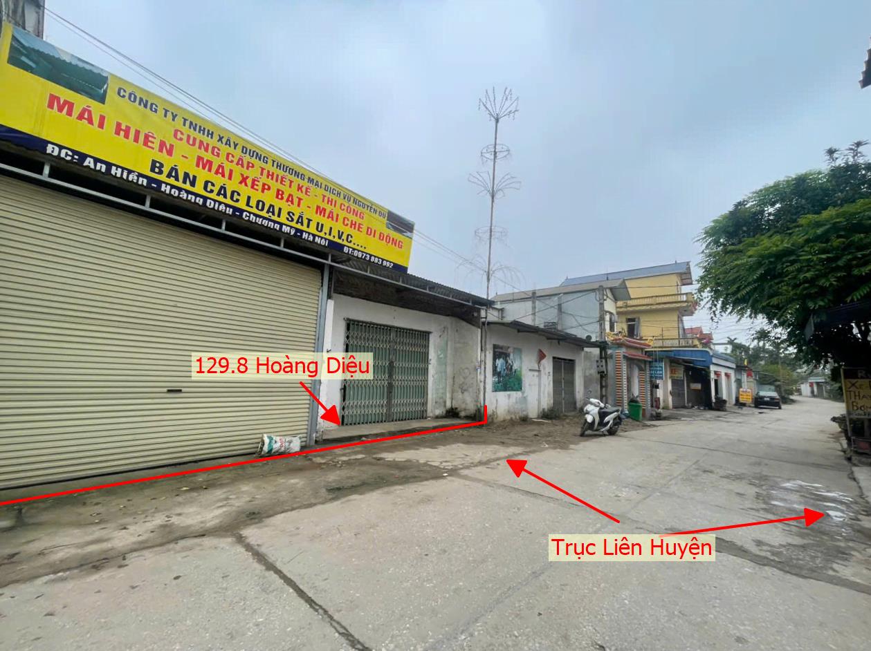 Hình ảnh Bán Đất Tặng Nhà cấp 4 129.8m Tại Hoàng Diệu Mặt Trục Chính Kinh Doanh Liên Huyện 
