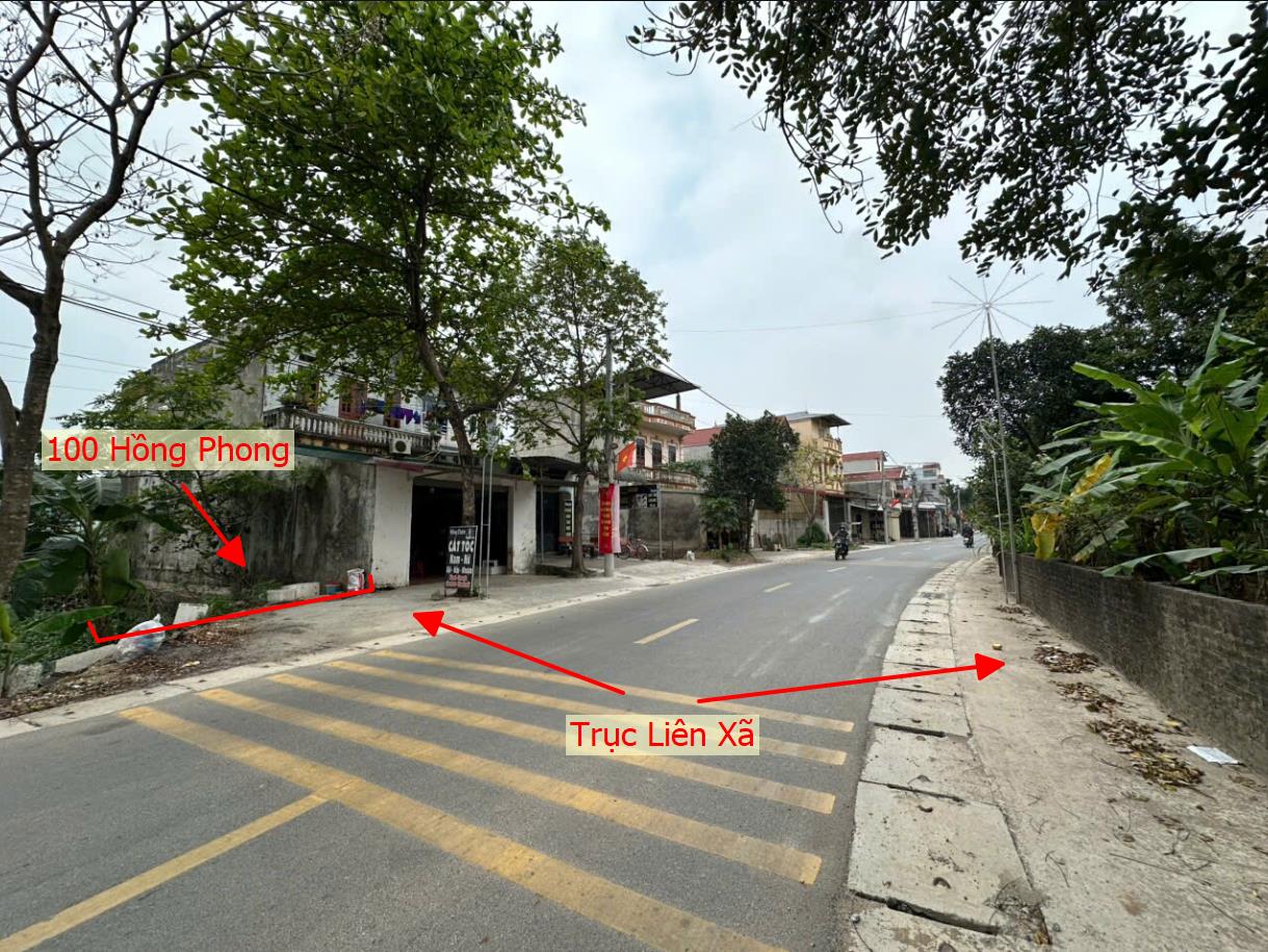 Hình ảnh Bán Đất Hồng Phong Mặt Đường Kinh Doanh Liên Huyện Ngay Gần Trung Tâm Hành Chính Xã