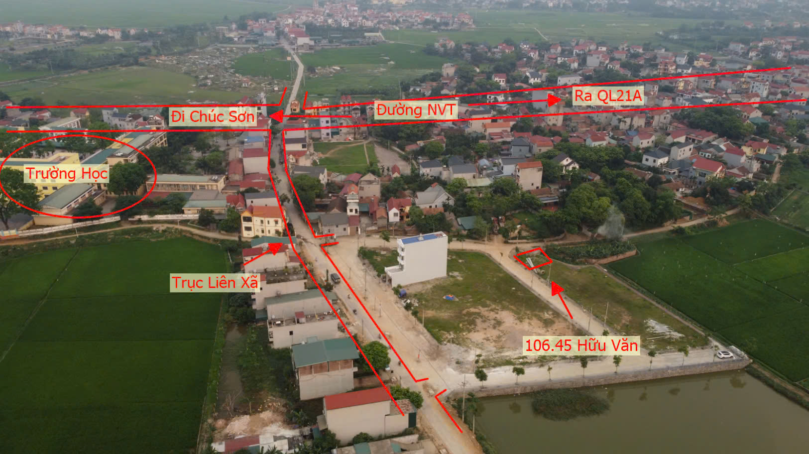 Hình ảnh Bán Đất Full Thổ Cư Ô Tô Vào Tận Đất Tại Hữu Văn Chương Mỹ 