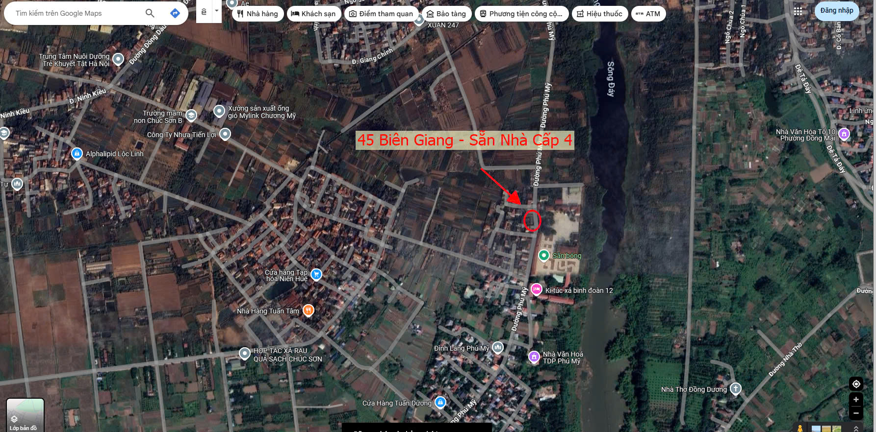 Hình ảnh Bán Đất Tặng Nhà Cấp 4 45m Tại Biên Giang Mặt Trục Chính Kinh Doanh Đối Diện Trường Trung Cấp Cầu Đường