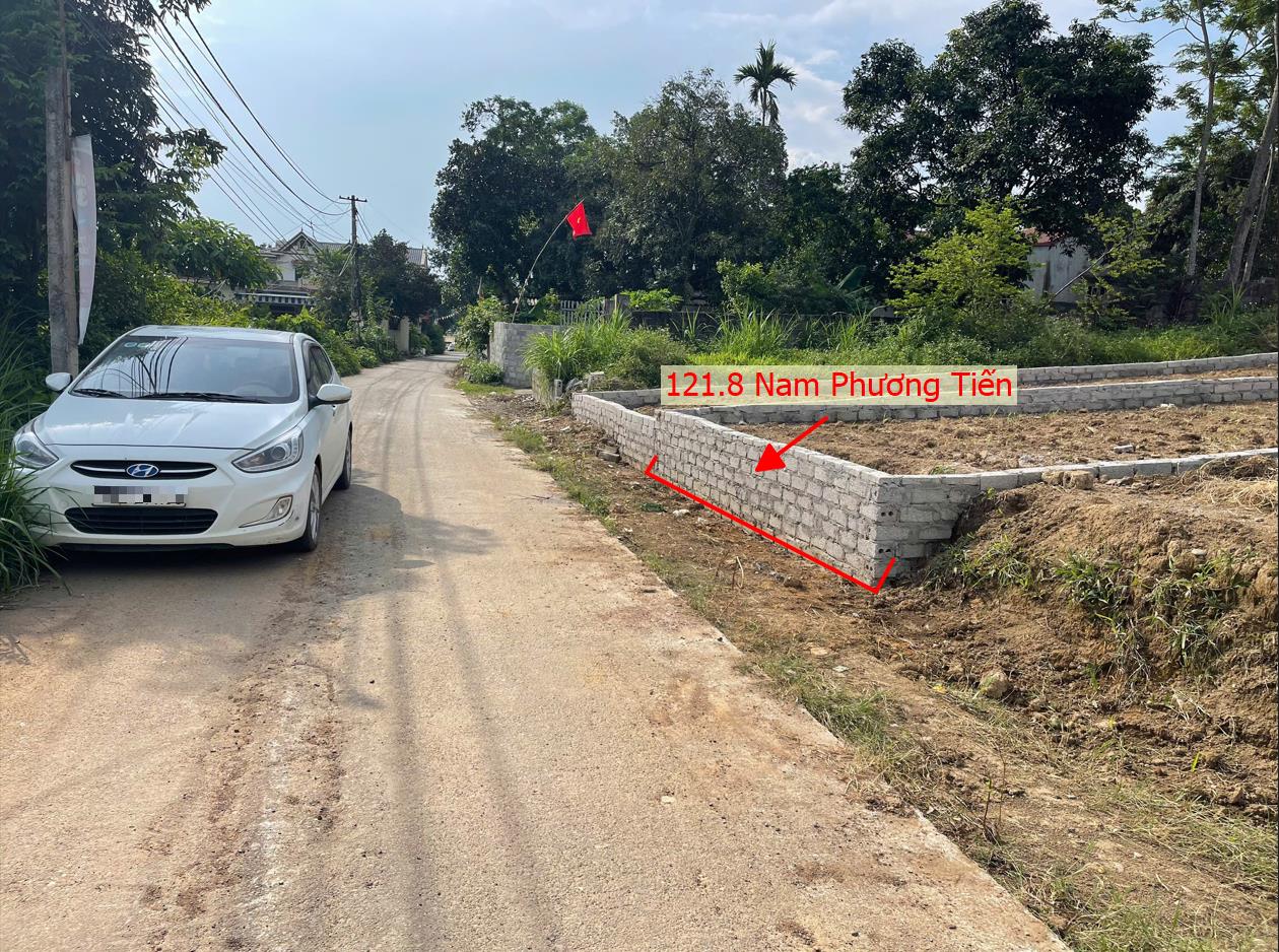 Hình ảnh Bán Đất Full Thổ Cư 121.8m Tại Nam Phương Tiến Đường Thông Ô Tô Sát Trục Chính Kinh Doanh Liên Xã