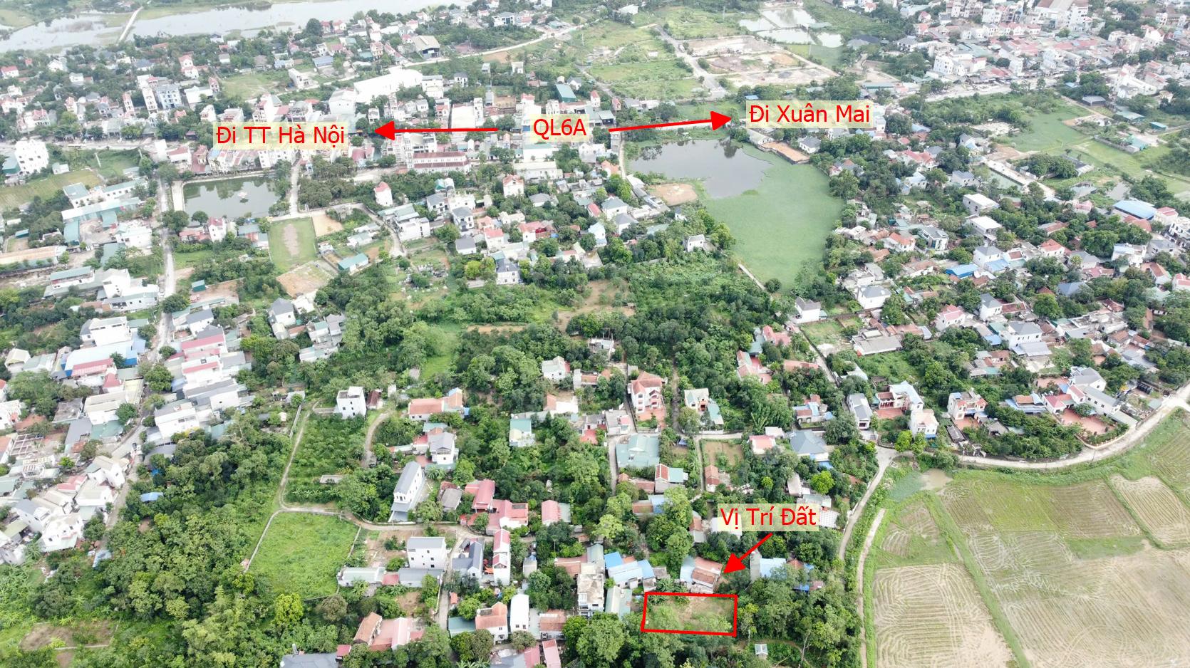 Hình ảnh Đất Phân Lô Đông Sơn Ô Tô Đỗ Tận Đất Sát Trục Liên Huyện Ngay Gần QL6A Đang Triển Khai Mở Rộng