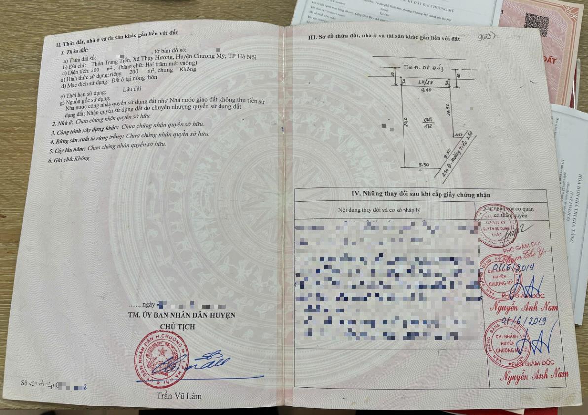 Hình ảnh Bất Động Sản Chương Mỹ Bán Đất Khu Vực Thụy Hương Mặt Đường Kinh Doanh Liên Xã Giá Chỉ Vài Tỷ