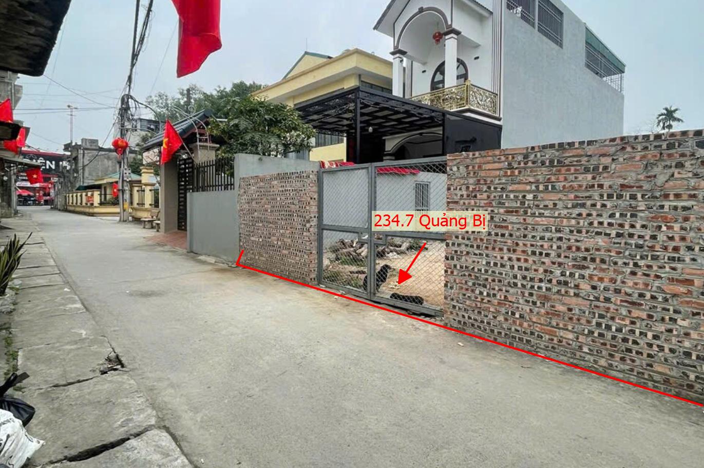 Hình ảnh Bán Thửa Đất 234.7m Tại Quảng Bị Mặt Trục Chính Kinh Doanh Ngay Gần Đường TL419