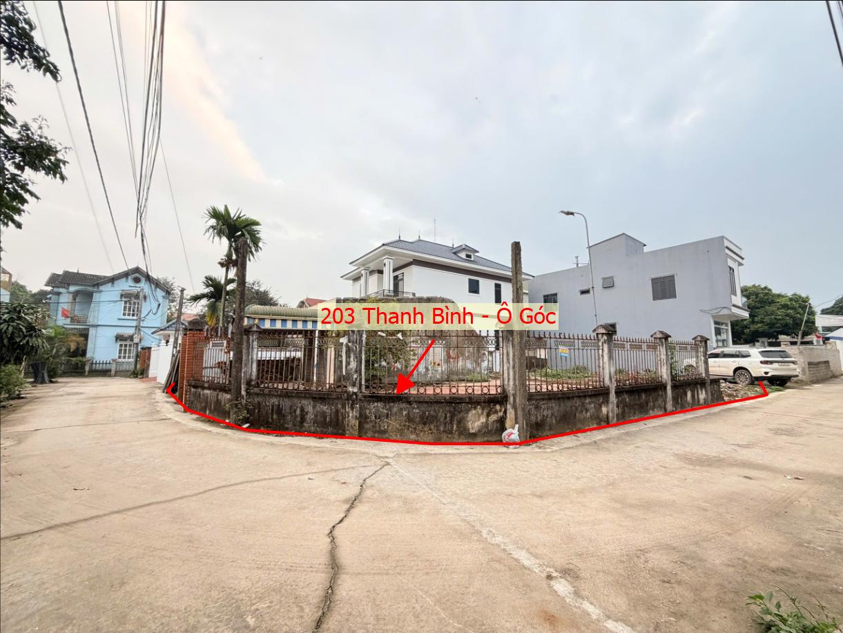 Hình ảnh Bán Lô Góc 2 Mặt Tiền 203m Tại Thanh Bình Đường Thông Ô Tô Gần QL6A Đang Triển Khai Mở Rộng