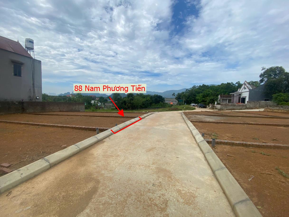 Hình ảnh Bất Động Sản Xuân Mai Bán Đất Phân Lô Khu Vực Nam Phương Tiến Ô Tô Đỗ Tận Đất Sát Hồ Văn Sơn, Sân Golf Skylake