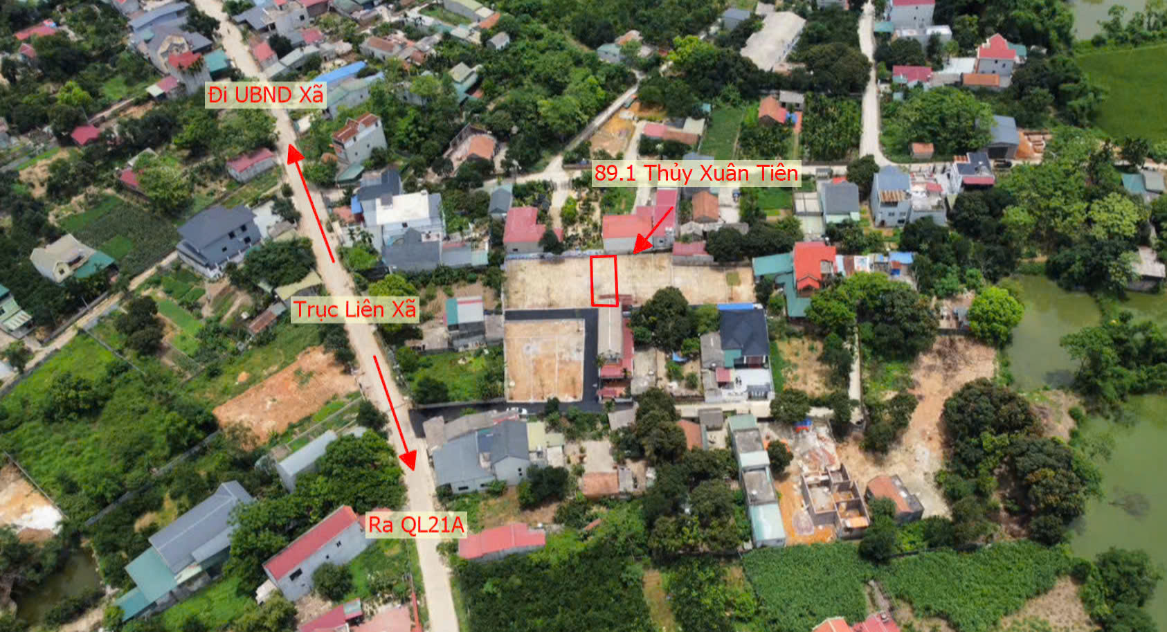 Hình ảnh Đất Phân Lô Thủy Xuân Tiên Ô Tô Đỗ Tận Đất Ngay Sát Trục Kinh Doanh Liên Xã Gần QL21A 